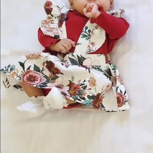 Maroon Onesie and floral dress